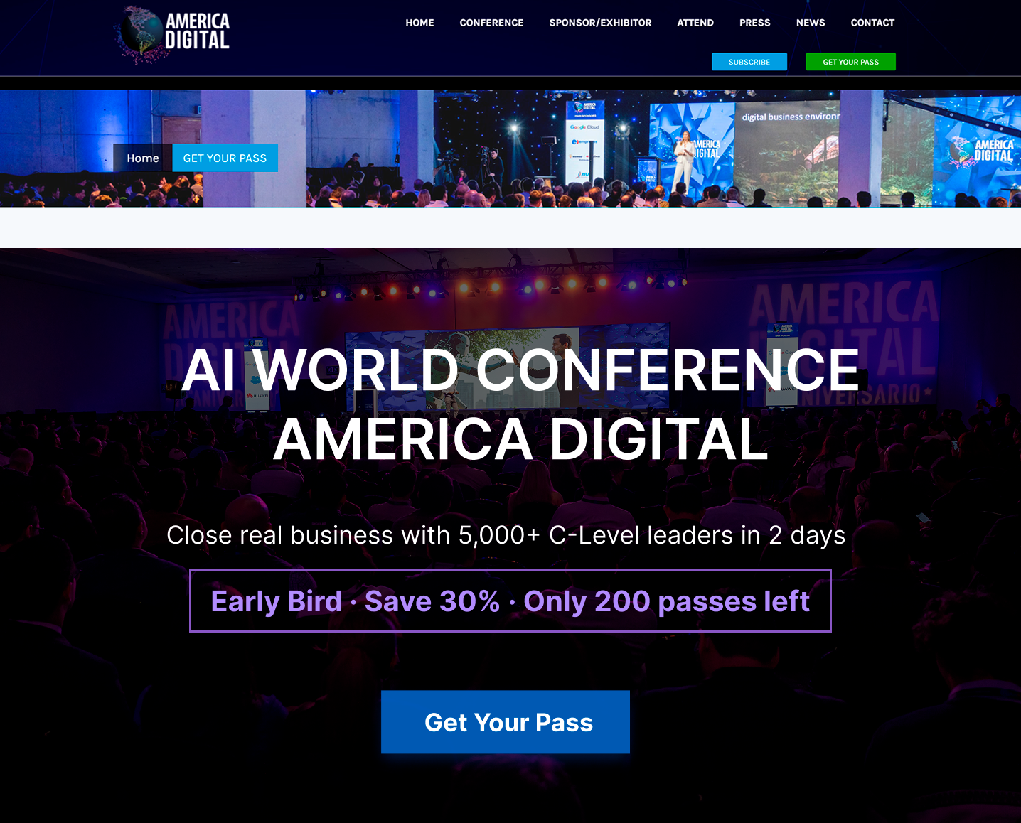 America Digital — Hero y propuesta